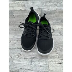 OOFOS Black and White Athletic Shoes